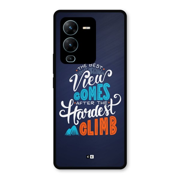 Hardest Climb Metal Back Case for Vivo V25 Pro