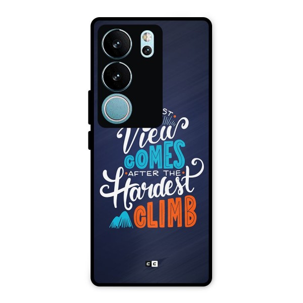 Hardest Climb Metal Back Case for Vivo V29 Pro