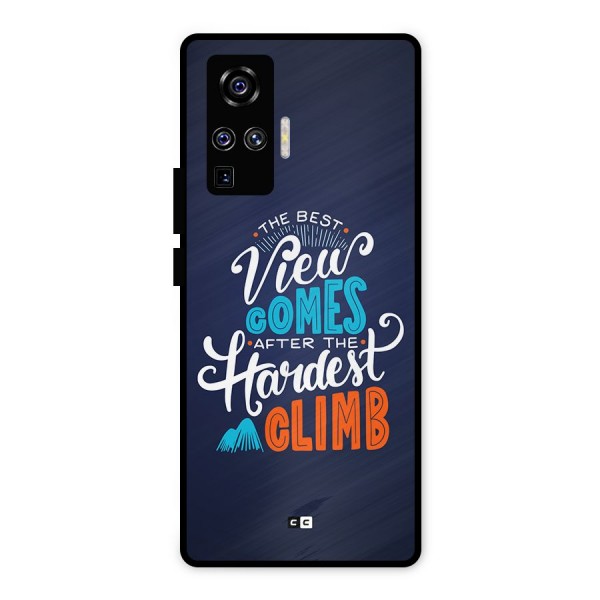 Hardest Climb Metal Back Case for Vivo X50 Pro