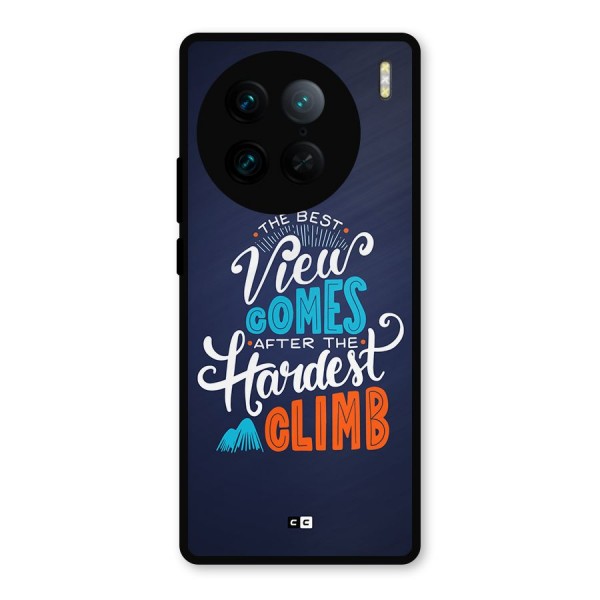 Hardest Climb Metal Back Case for Vivo X90 Pro