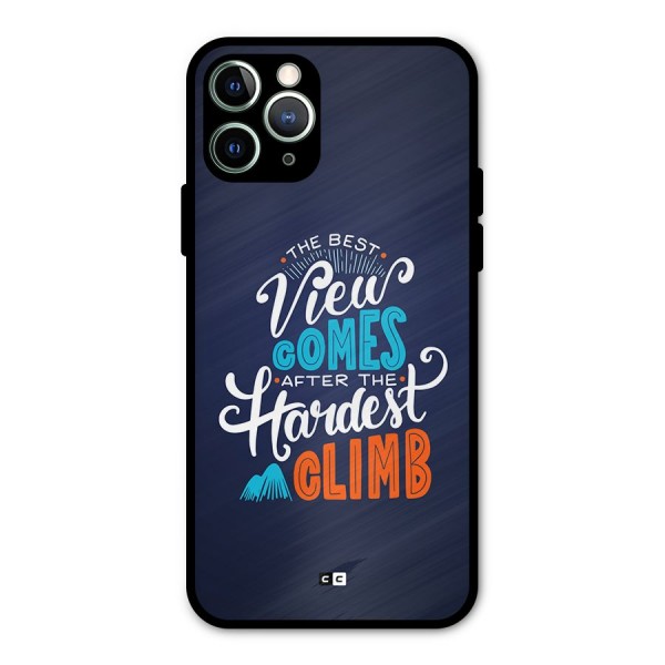 Hardest Climb Metal Back Case for iPhone 11 Pro Max