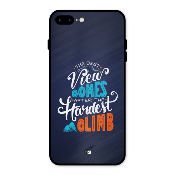 Hardest Climb Metal Back Case for iPhone 8 Plus