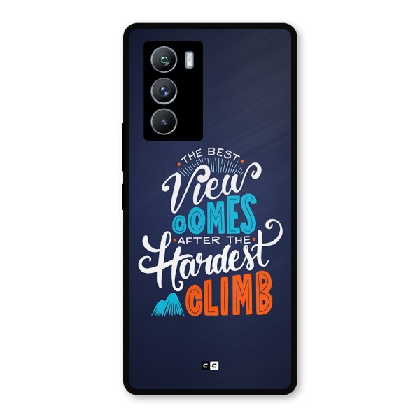 Hardest Climb Metal Back Case for iQOO 9 SE