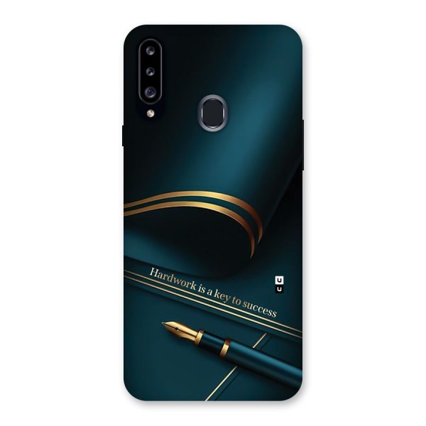 Hardwork Is Key Back Case for Galaxy A20s