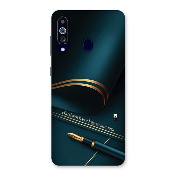 Hardwork Is Key Back Case for Galaxy A60