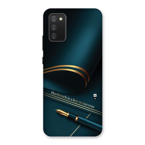 Hardwork Is Key Back Case for Galaxy F02s