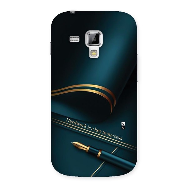 Hardwork Is Key Back Case for Galaxy S Duos