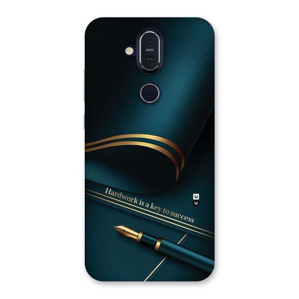 Hardwork Is Key Back Case for Nokia 8.1