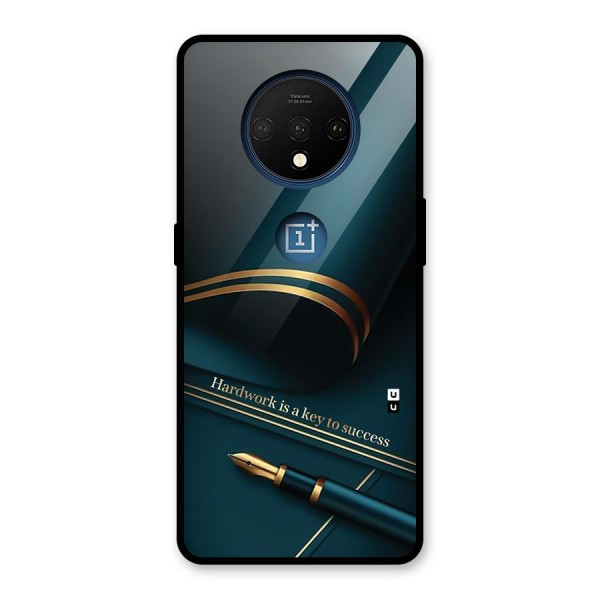 Hardwork Is Key Glass Back Case for OnePlus 7T