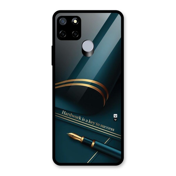 Hardwork Is Key Glass Back Case for Realme C12