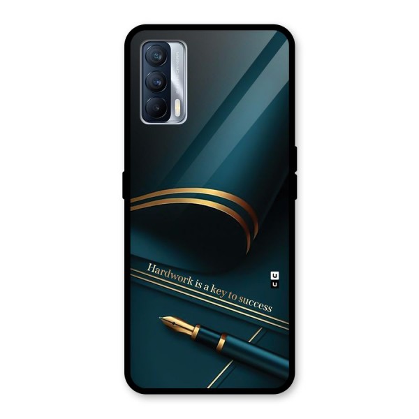 Hardwork Is Key Glass Back Case for Realme X7