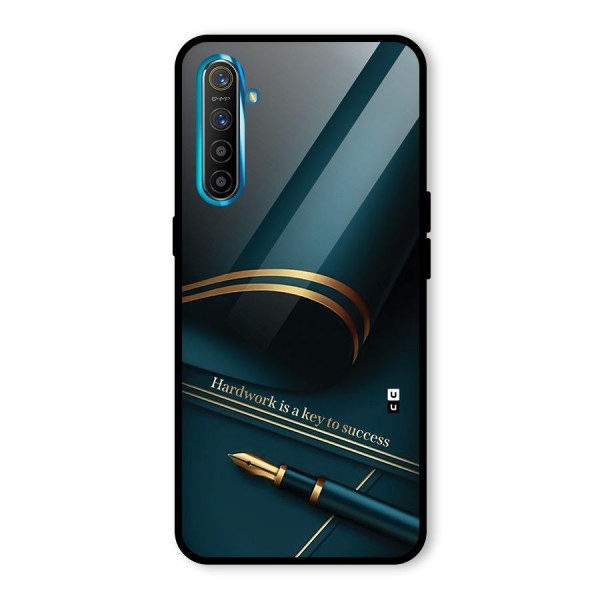 Hardwork Is Key Glass Back Case for Realme XT