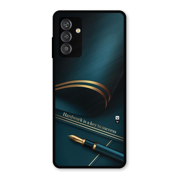 Hardwork Is Key Metal Back Case for Galaxy M13