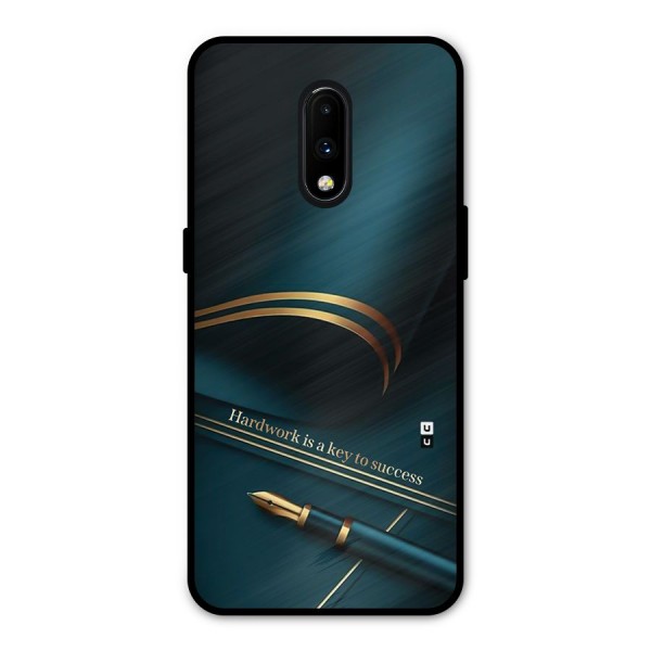 Hardwork Is Key Metal Back Case for OnePlus 7