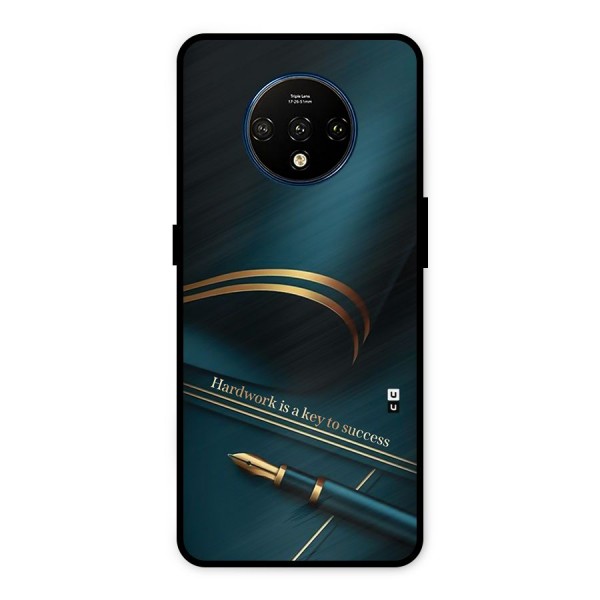 Hardwork Is Key Metal Back Case for OnePlus 7T