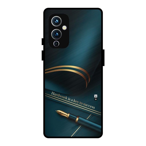 Hardwork Is Key Metal Back Case for OnePlus 9