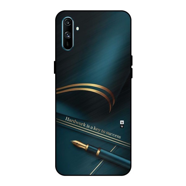 Hardwork Is Key Metal Back Case for Realme C3