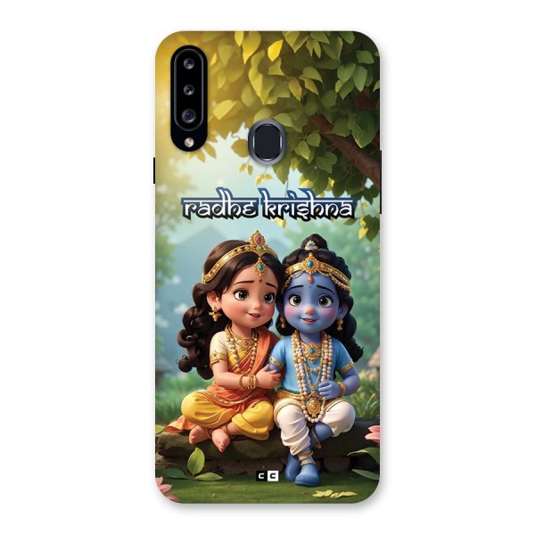 Hare Radhe Krishna Back Case for Galaxy A20s