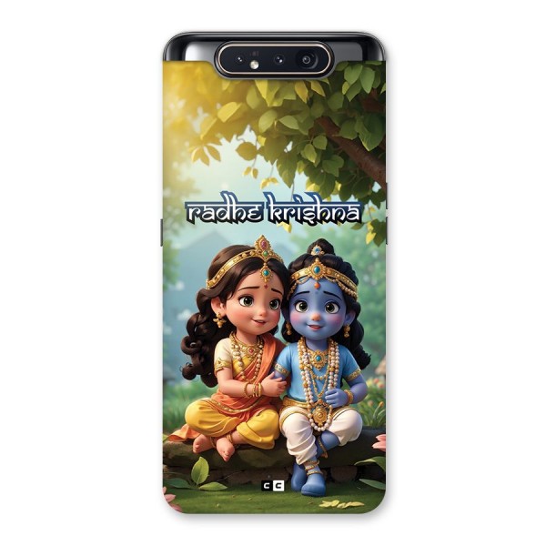 Hare Radhe Krishna Back Case for Galaxy A80