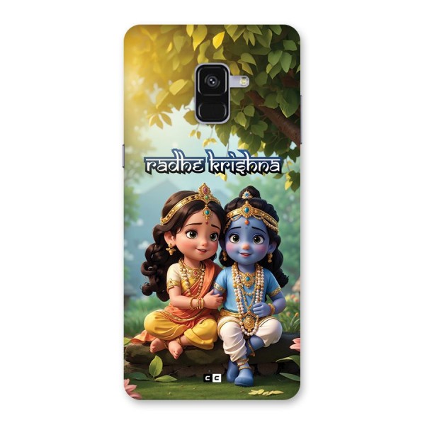 Hare Radhe Krishna Back Case for Galaxy A8 Plus