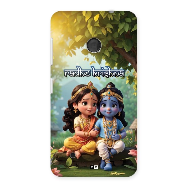 Hare Radhe Krishna Back Case for Lumia 530