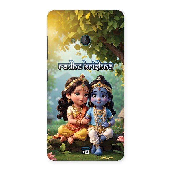 Hare Radhe Krishna Back Case for Lumia 540