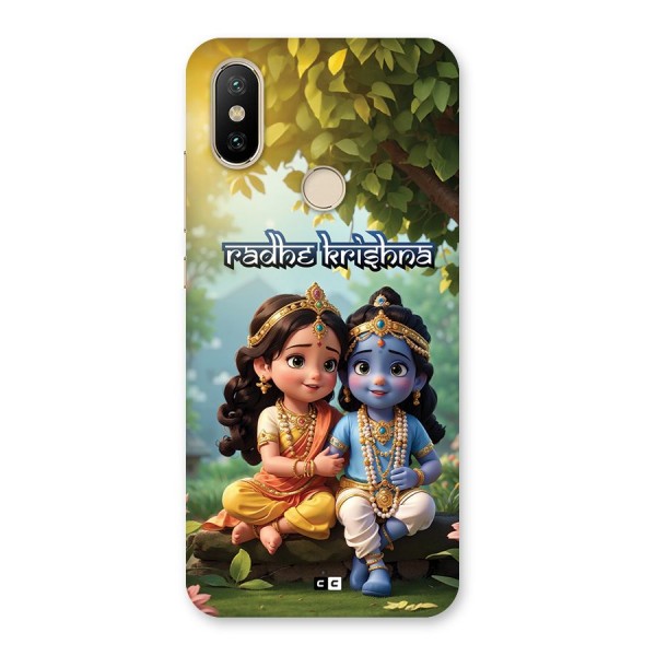 Hare Radhe Krishna Back Case for Mi A2