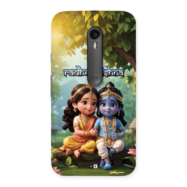 Hare Radhe Krishna Back Case for Moto G3