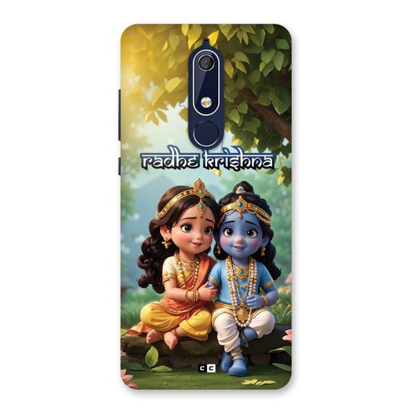 Hare Radhe Krishna Back Case for Nokia 5.1