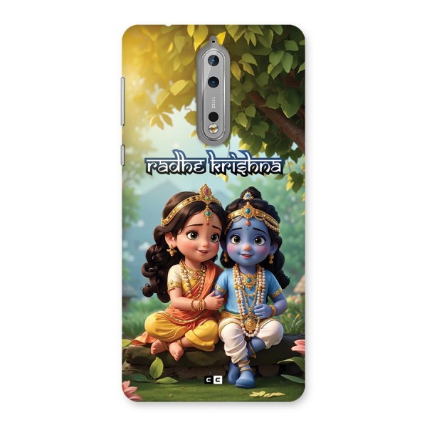 Hare Radhe Krishna Back Case for Nokia 8