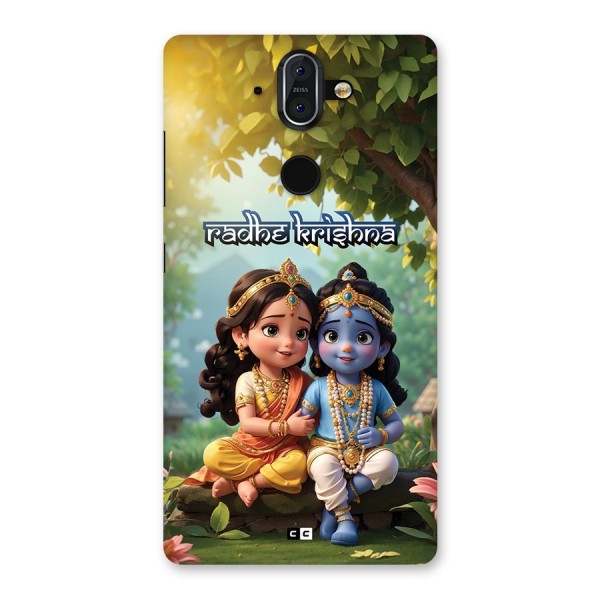 Hare Radhe Krishna Back Case for Nokia 8 Sirocco