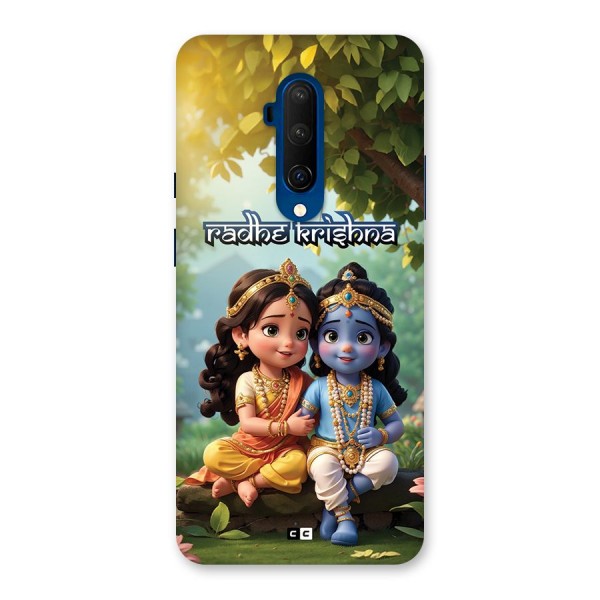 Hare Radhe Krishna Back Case for OnePlus 7T Pro