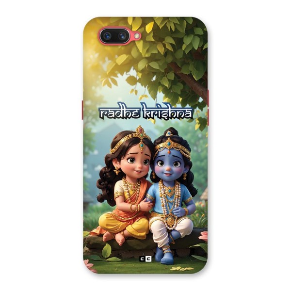 Hare Radhe Krishna Back Case for Oppo A3s