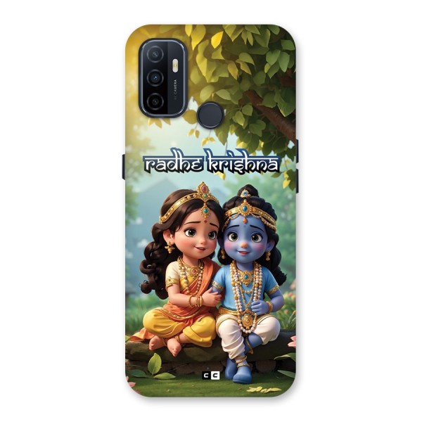 Hare Radhe Krishna Back Case for Oppo A53