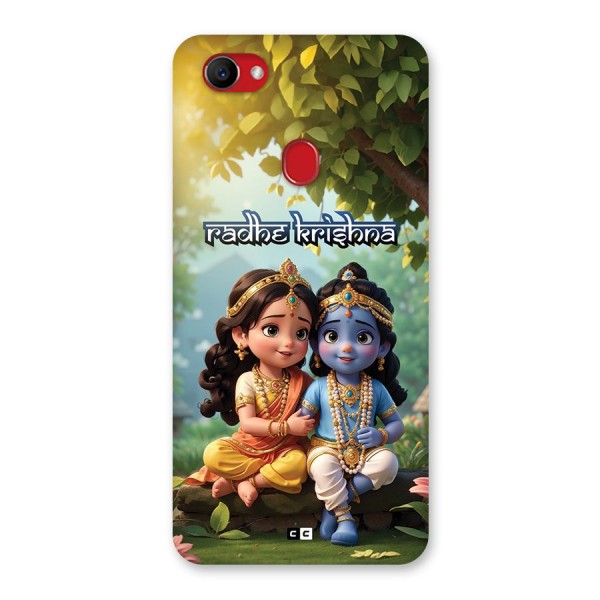 Hare Radhe Krishna Back Case for Oppo F7