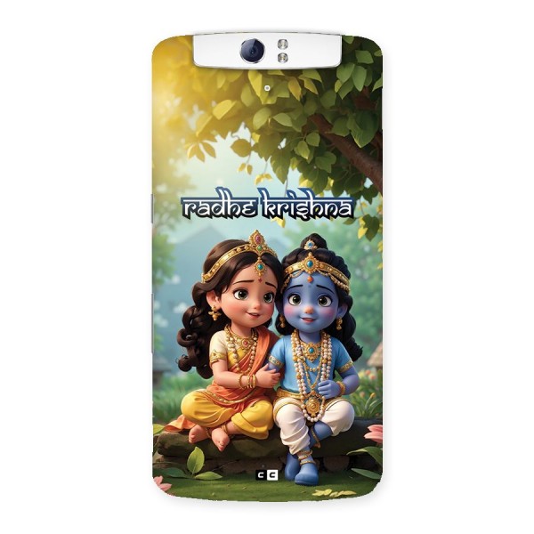 Hare Radhe Krishna Back Case for Oppo N1