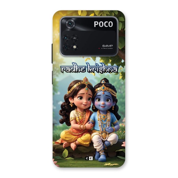 Hare Radhe Krishna Back Case for Poco M4 Pro 4G