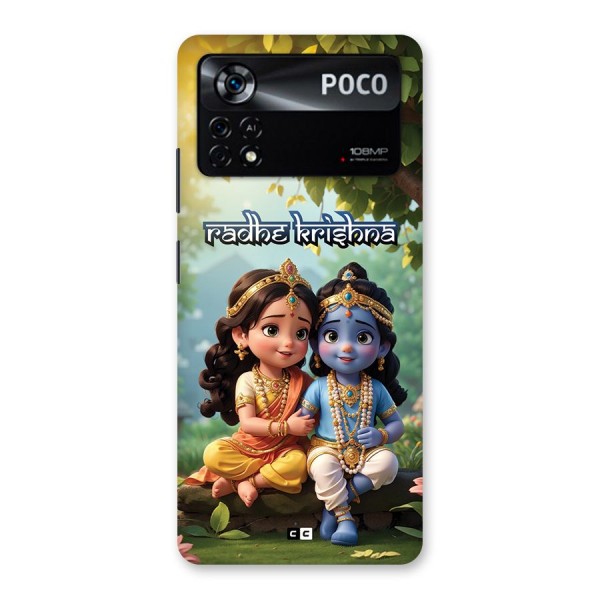 Hare Radhe Krishna Back Case for Poco X4 Pro 5G