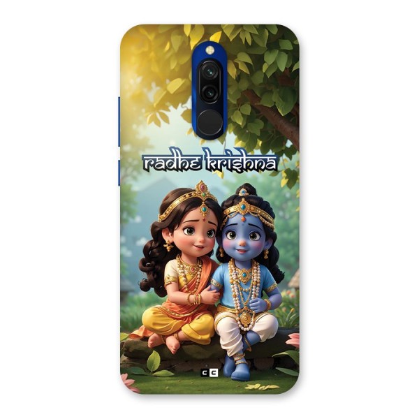 Hare Radhe Krishna Back Case for Redmi 8