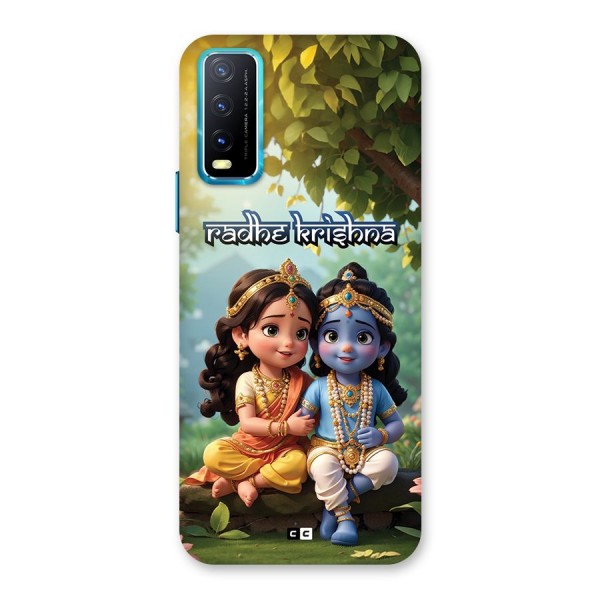 Hare Radhe Krishna Back Case for Vivo Y12s