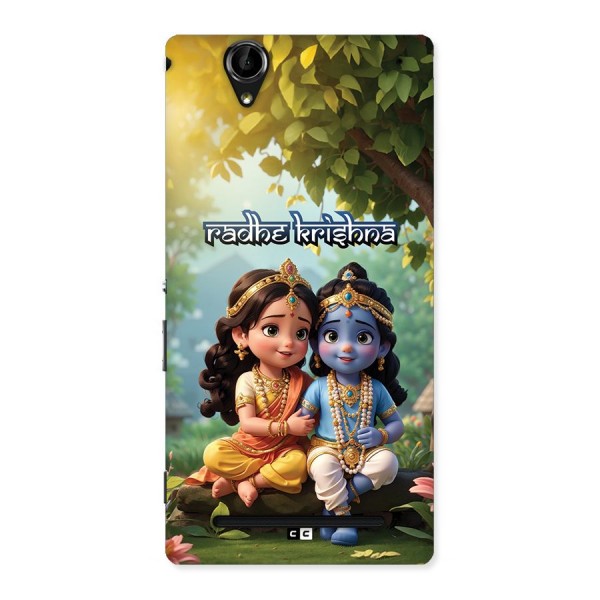 Hare Radhe Krishna Back Case for Xperia T2