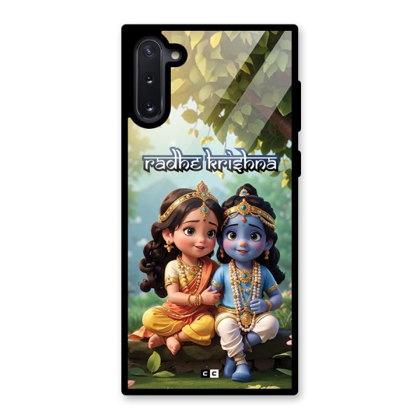 Hare Radhe Krishna Glass Back Case for Galaxy Note 10