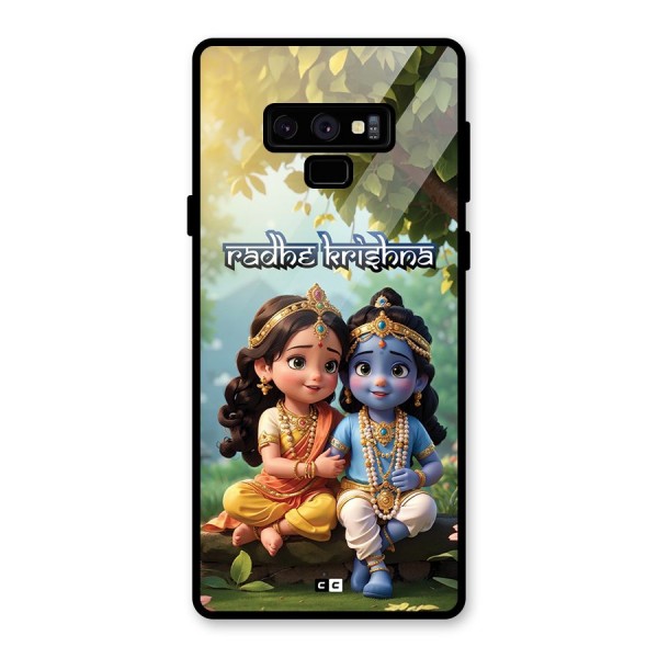 Hare Radhe Krishna Glass Back Case for Galaxy Note 9