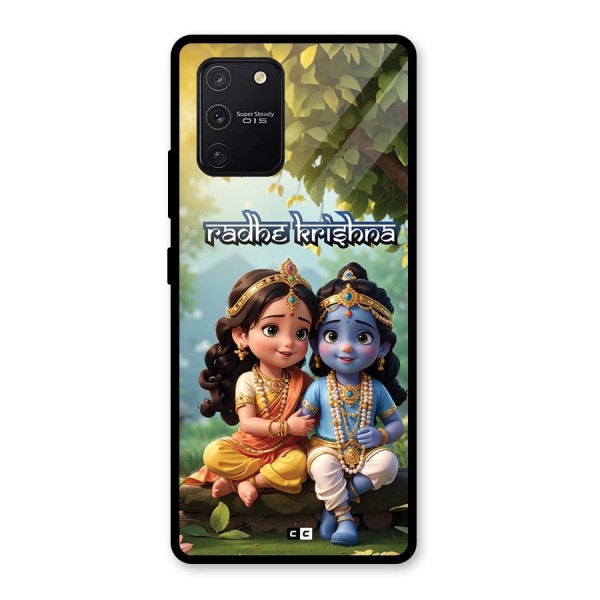 Hare Radhe Krishna Glass Back Case for Galaxy S10 Lite