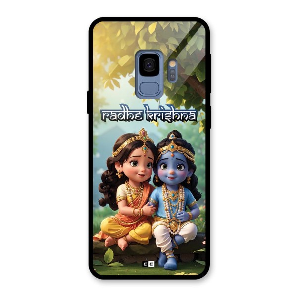 Hare Radhe Krishna Glass Back Case for Galaxy S9