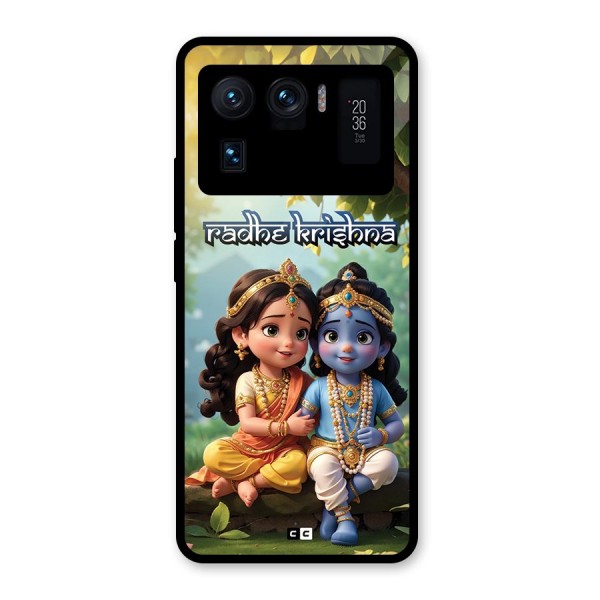 Hare Radhe Krishna Glass Back Case for Mi 11 Ultra