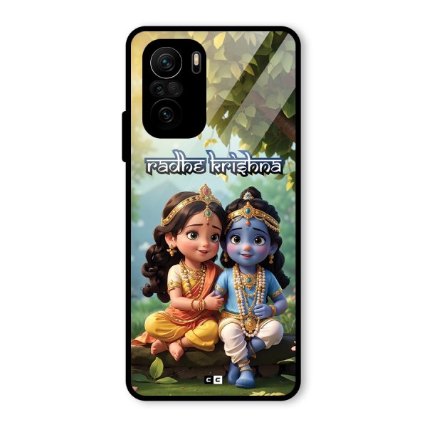 Hare Radhe Krishna Glass Back Case for Mi 11x