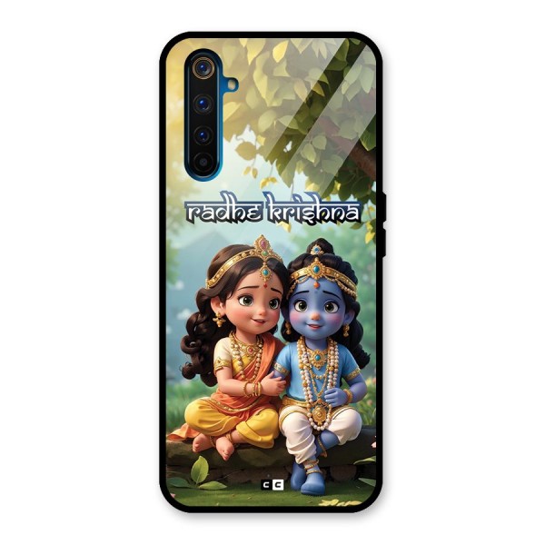 Hare Radhe Krishna Glass Back Case for Realme 6 Pro