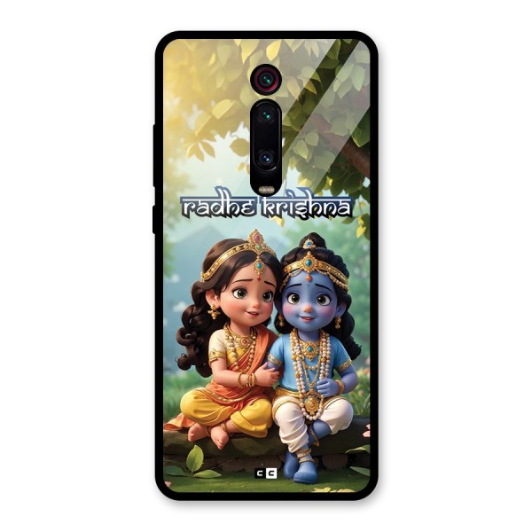 Hare Radhe Krishna Glass Back Case for Redmi K20 Pro