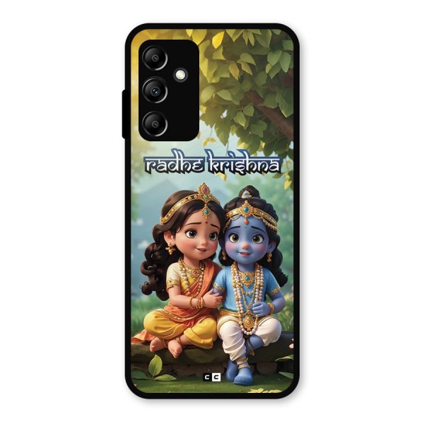 Hare Radhe Krishna Metal Back Case for Galaxy A14 5G